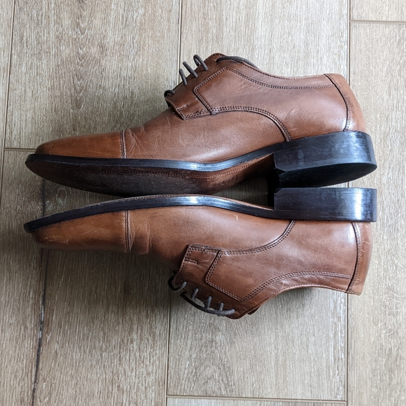 J Murphy by Johnstone & Murphy Cap Toe Men's Dress Shoes size 10W - Picture 6 of 12